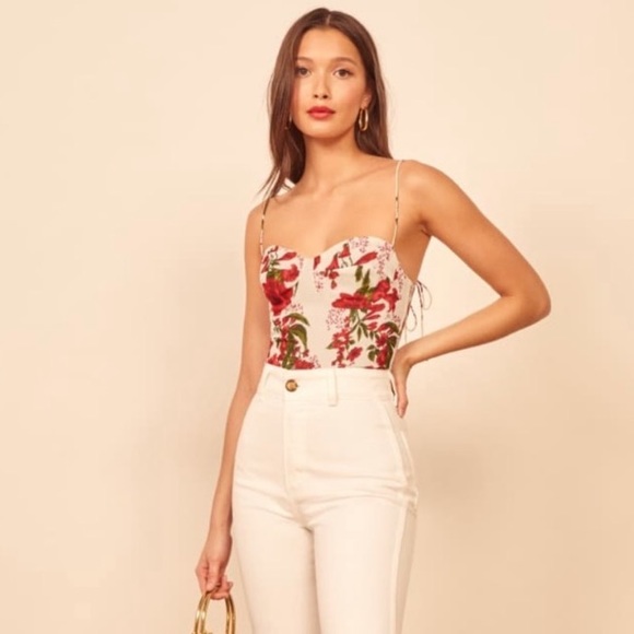 Reformation Tops - The Reformation Liza Top - Georgette